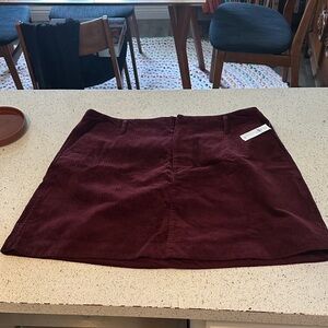 NWT Gap Corduroy Skirt size 16/33
